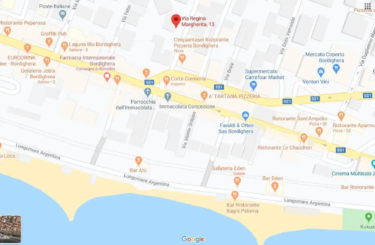 Casa Margherita, Centrale A Due Passi Dal Mare Bordighera Apartment